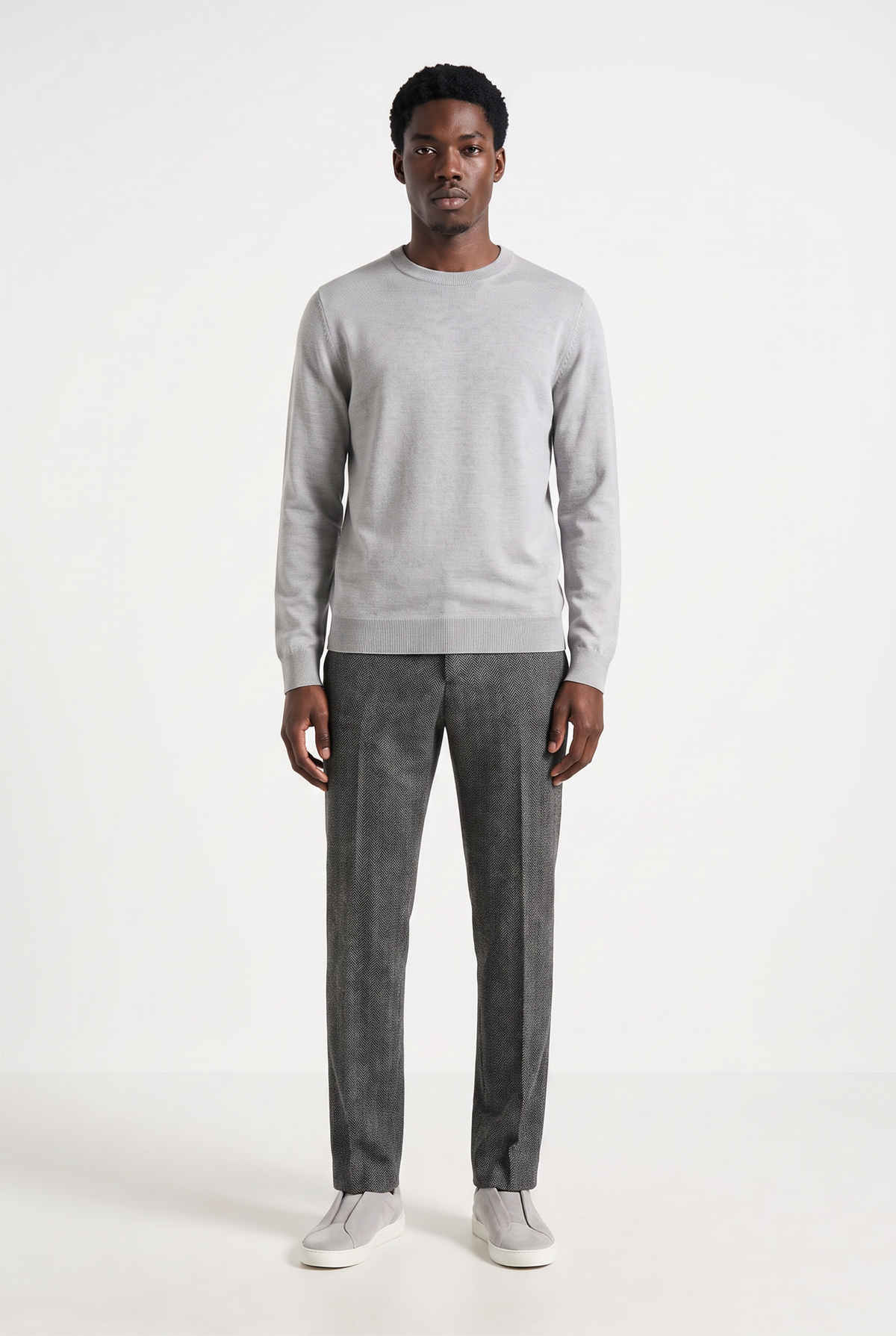 Knitted jumper Light Grey