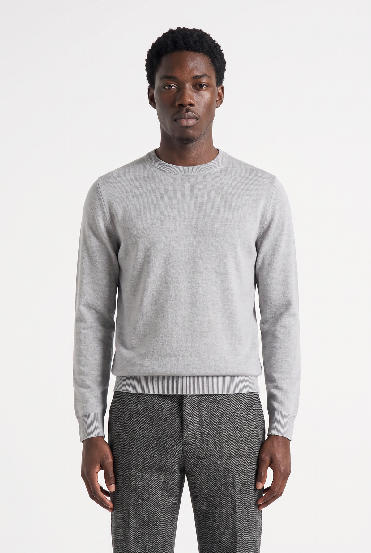 Knitted jumper Light Grey