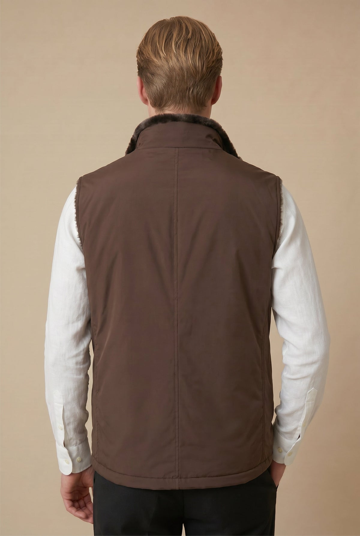 Ziamore Fur Bodywarmer Chocolate