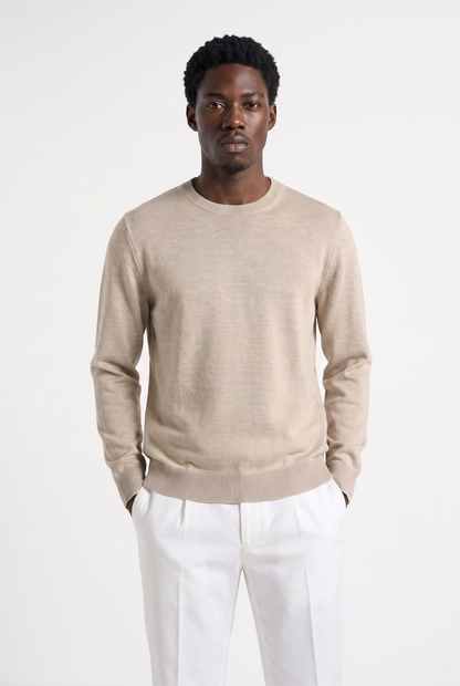 Knitted jumper Sand