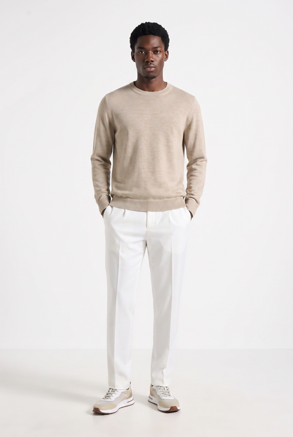 Knitted jumper Sand