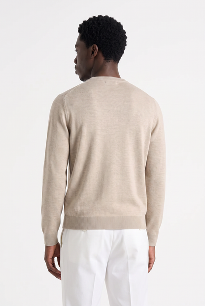 Knitted jumper Sand