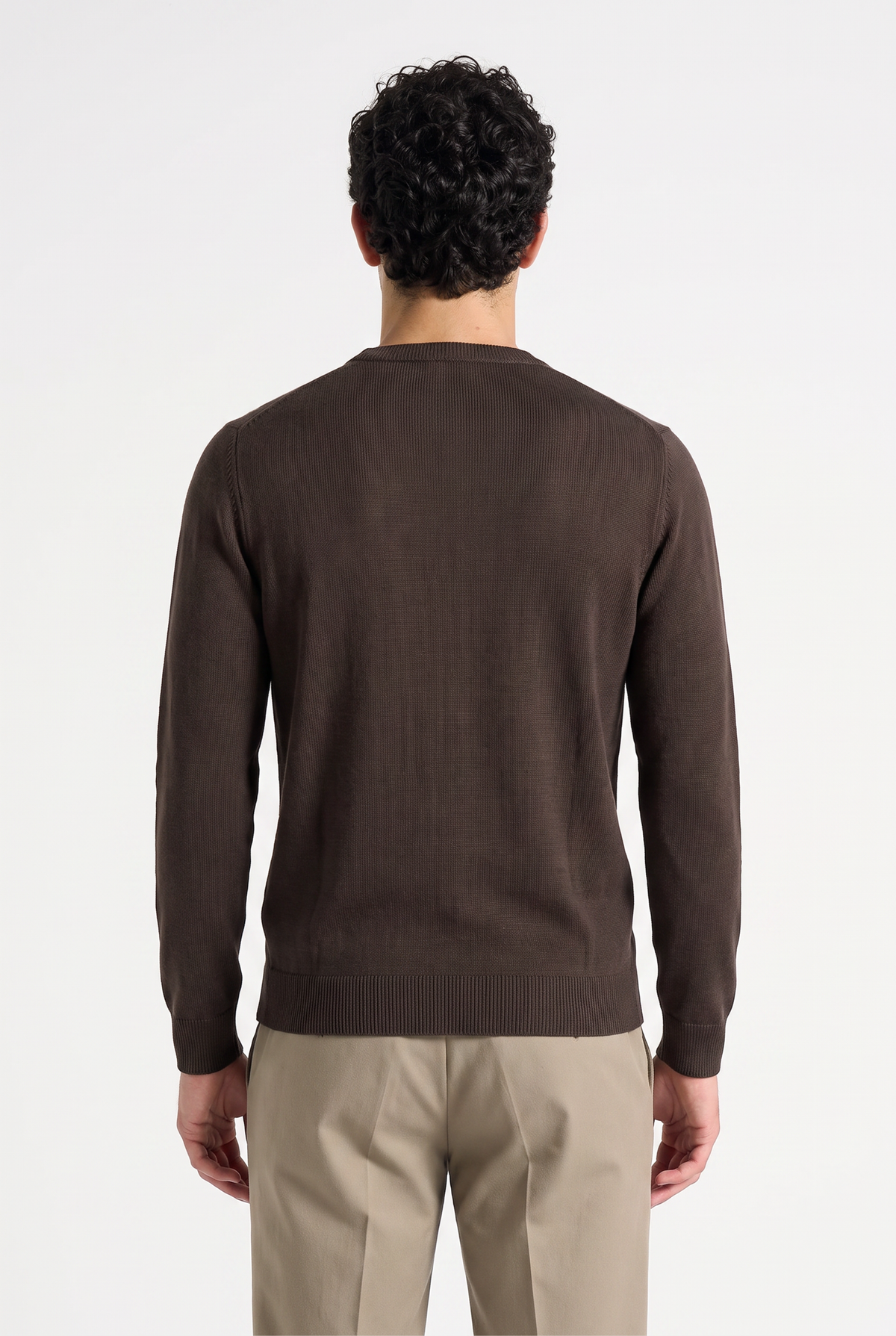 Knitted jumper Brown