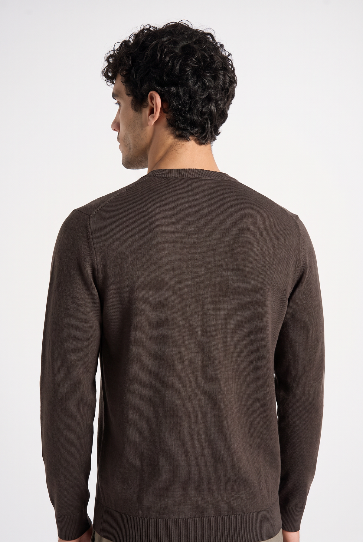 Knitted jumper Brown