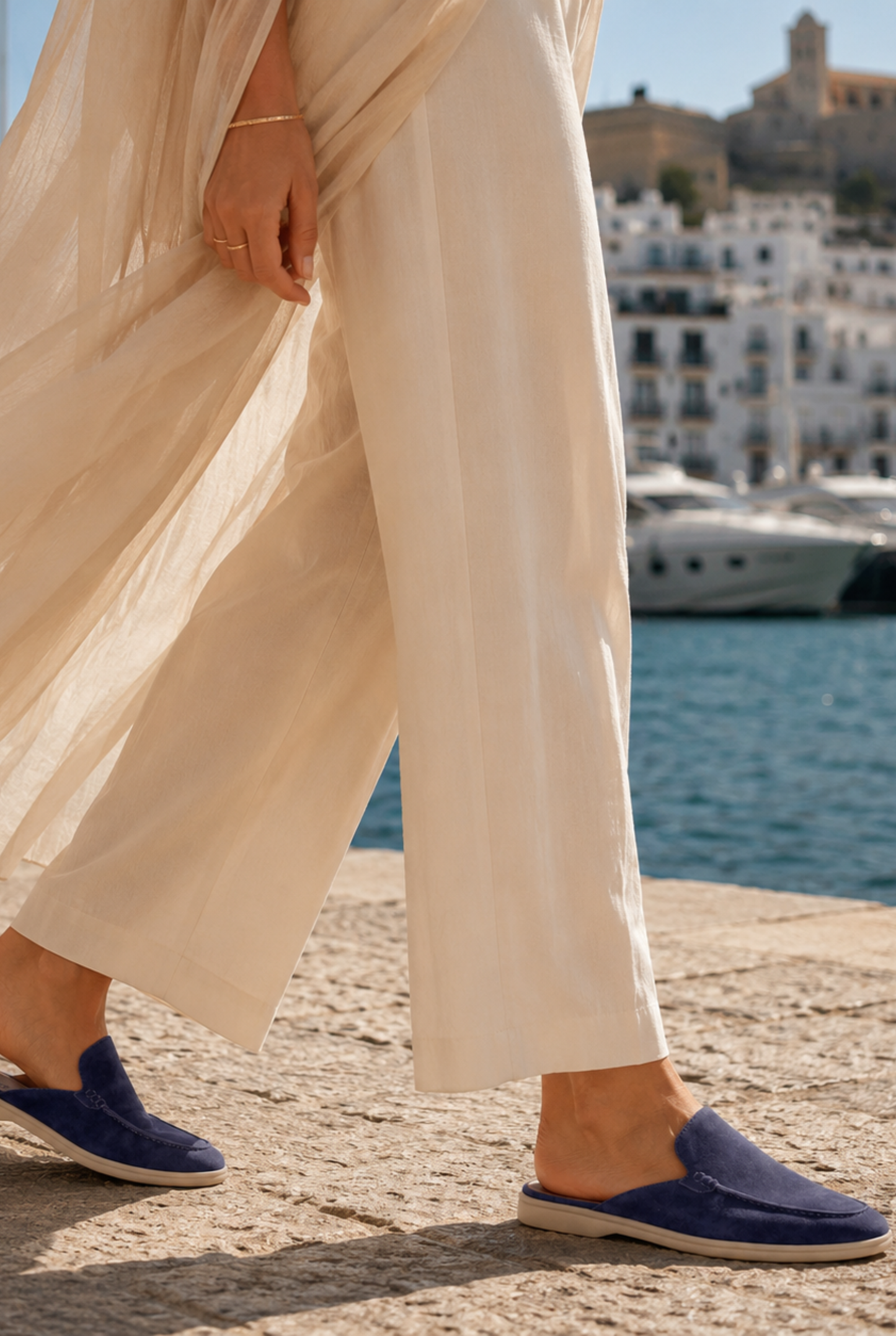 Connor Yatch Mule Woman - light blue