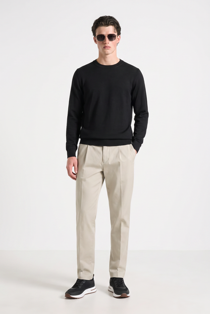 Knitted jumper Black