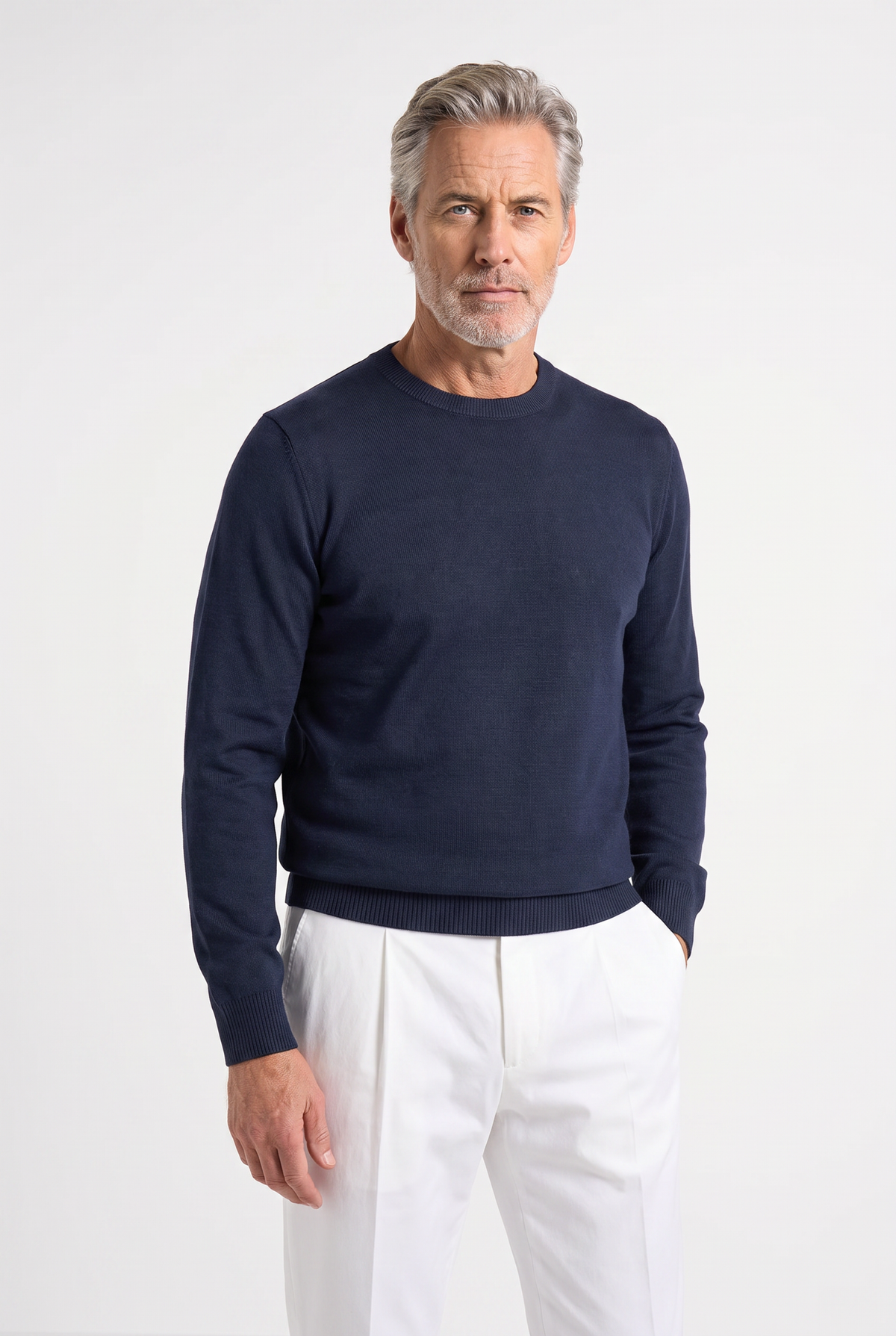Knitted jumper Navy