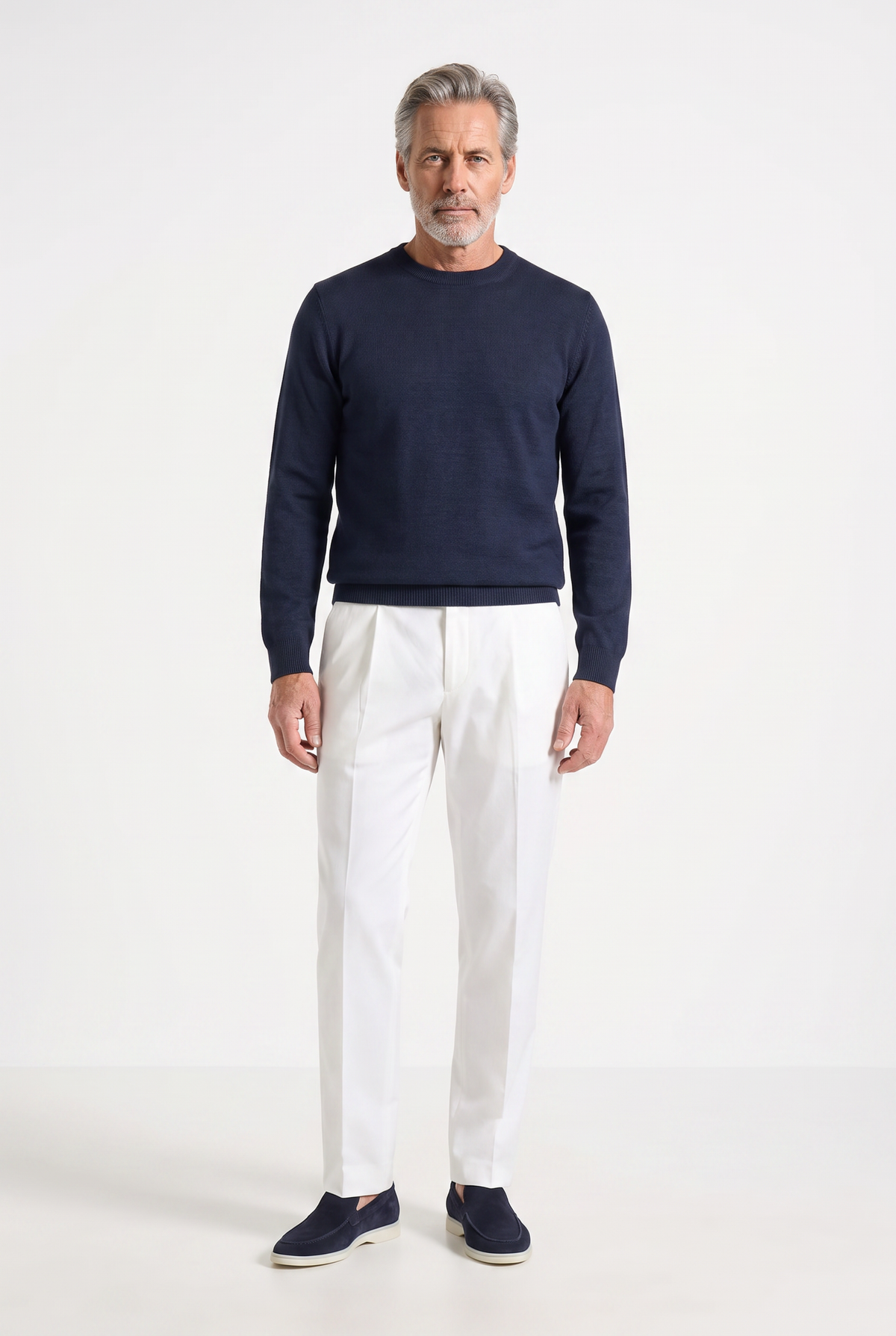 Knitted jumper Navy