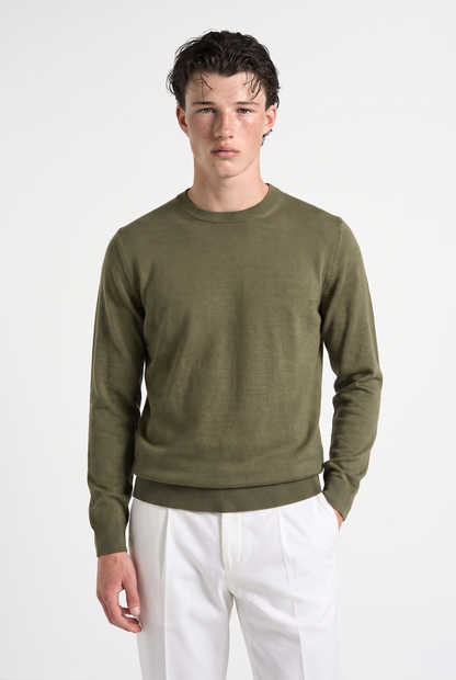 Knitted jumper Olive