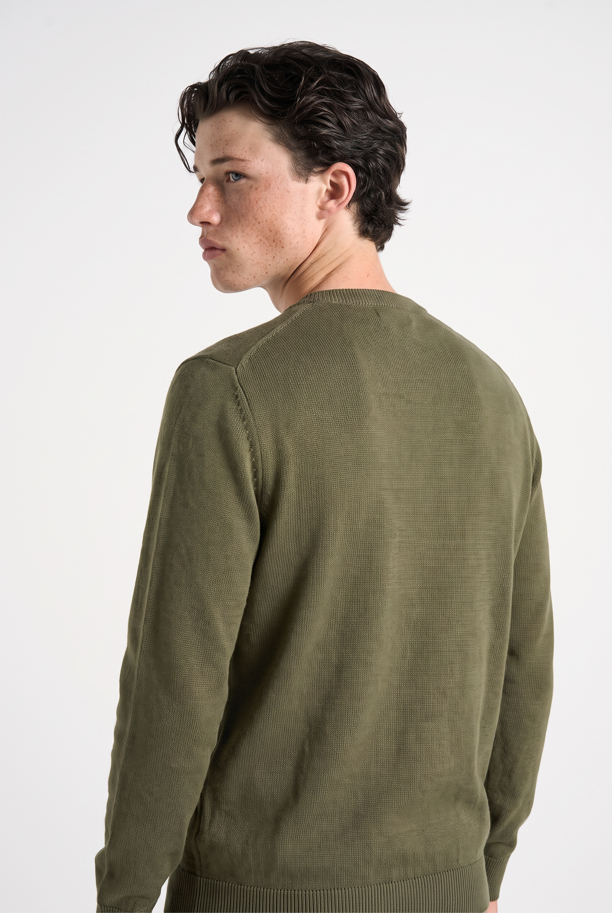 Knitted jumper Olive