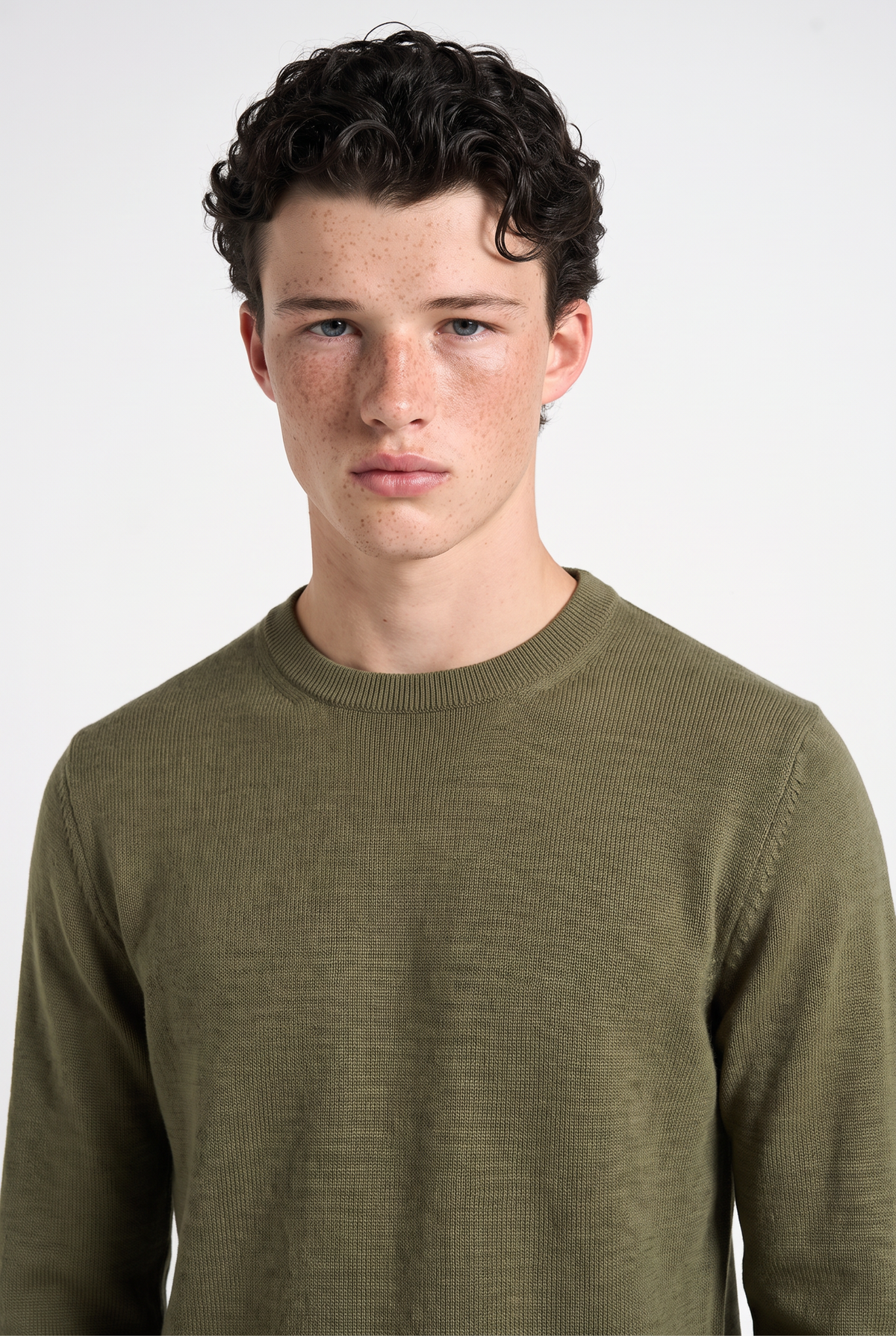 Knitted jumper Olive