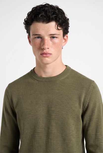 Knitted jumper Olive