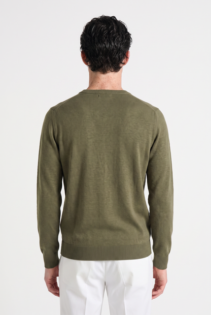 Knitted jumper Olive