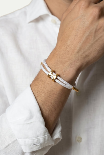Ziamore Gold Bracelet White/Gold