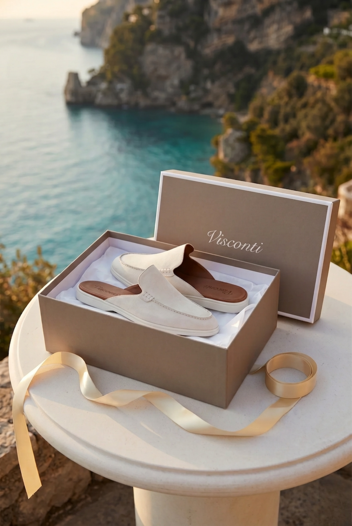 Visconti Yatch Mule - Grigio Perla