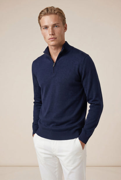 Quarter Zip Navy