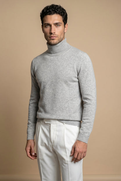Rollneck Grey Marl