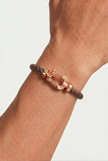Ziamore Yacht Bracelet Taupe/Rose Gold