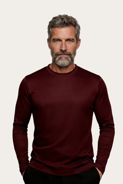 Burgundy Long Sleeve
