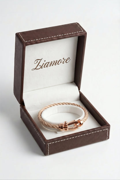 Ziamore Yacht Bracelet Sand/Rose Gold