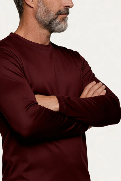 Burgundy Long Sleeve