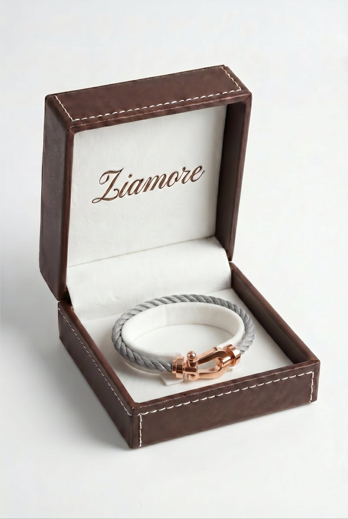 Ziamore Yacht Bracelet Grey/Rose Gold