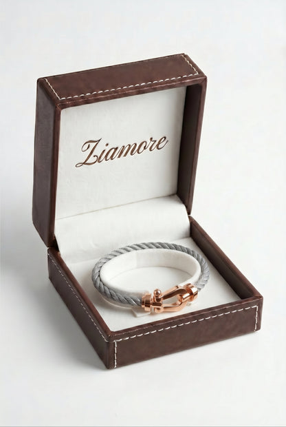 Ziamore Yacht Bracelet Grey/Rose Gold