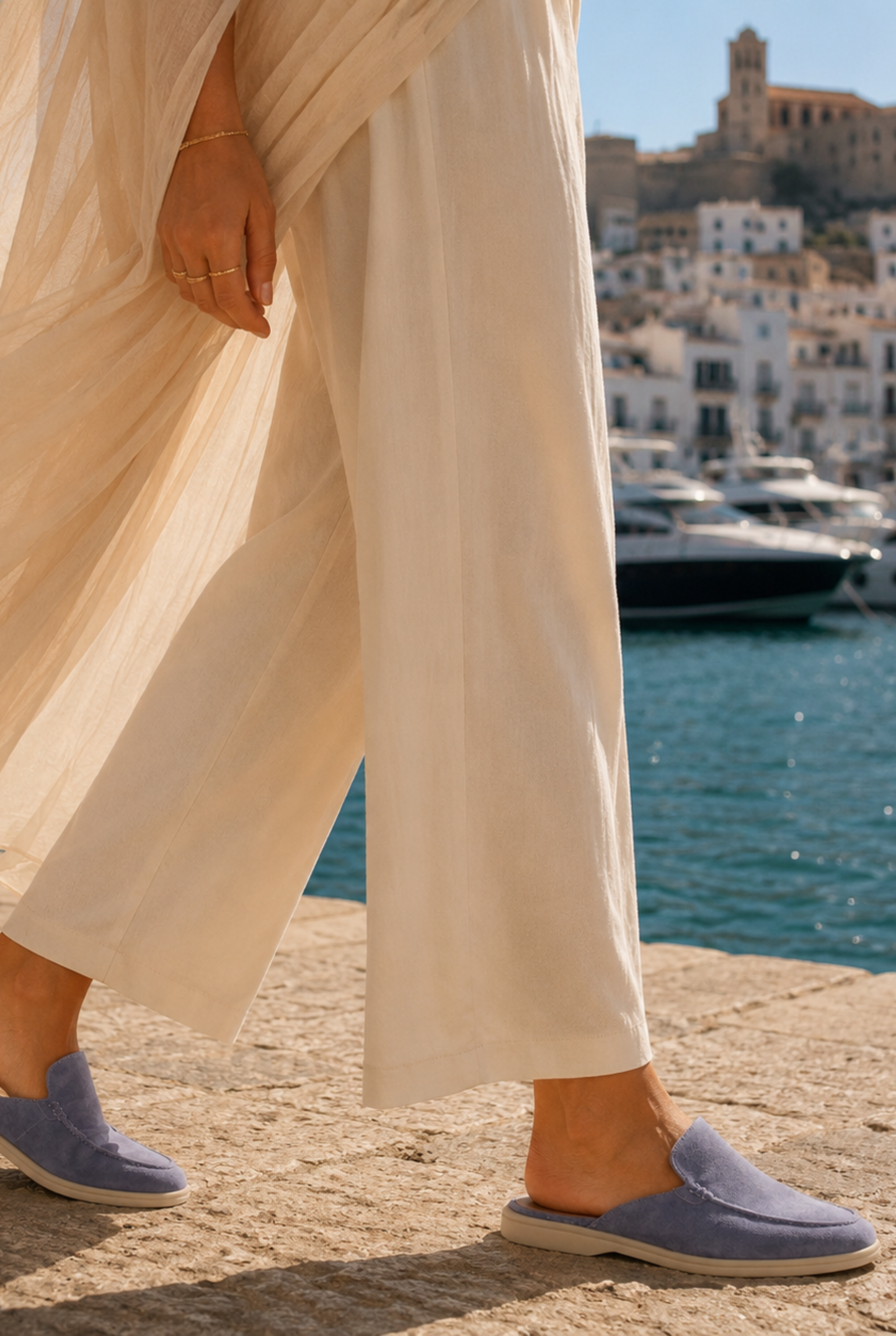 Connor Yatch Mule Woman - light blue