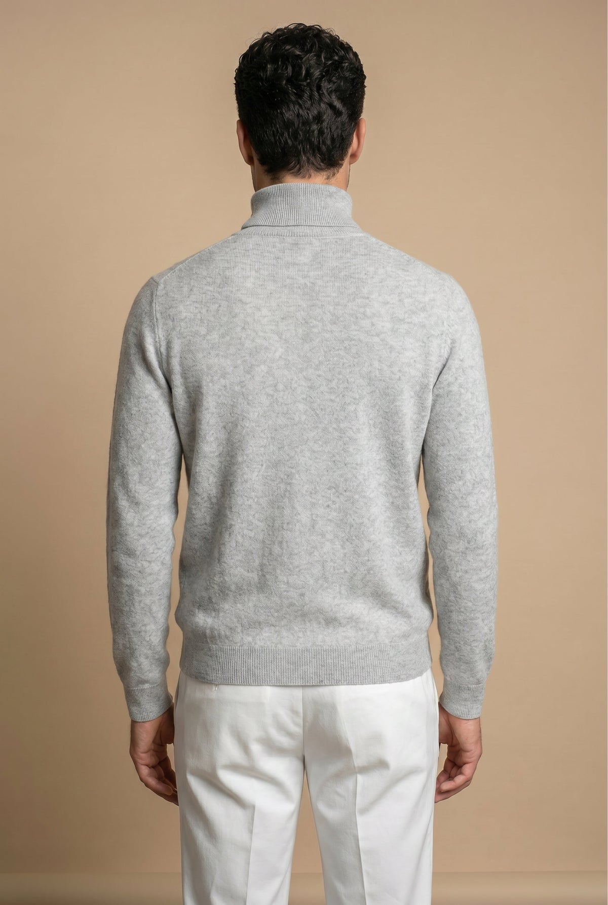 Rollneck Grey Marl
