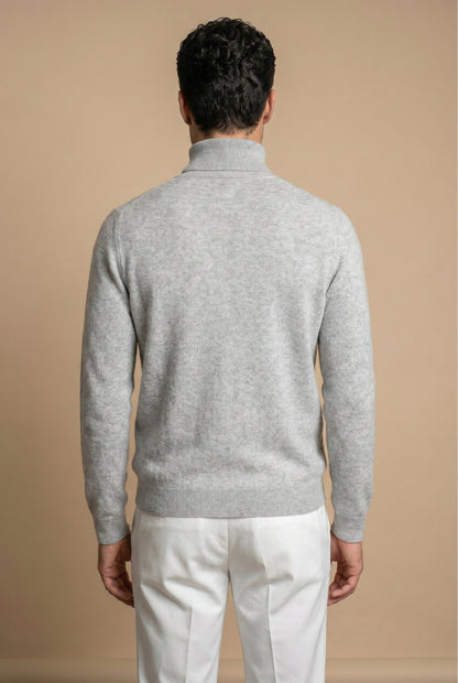 Rollneck Grey Marl