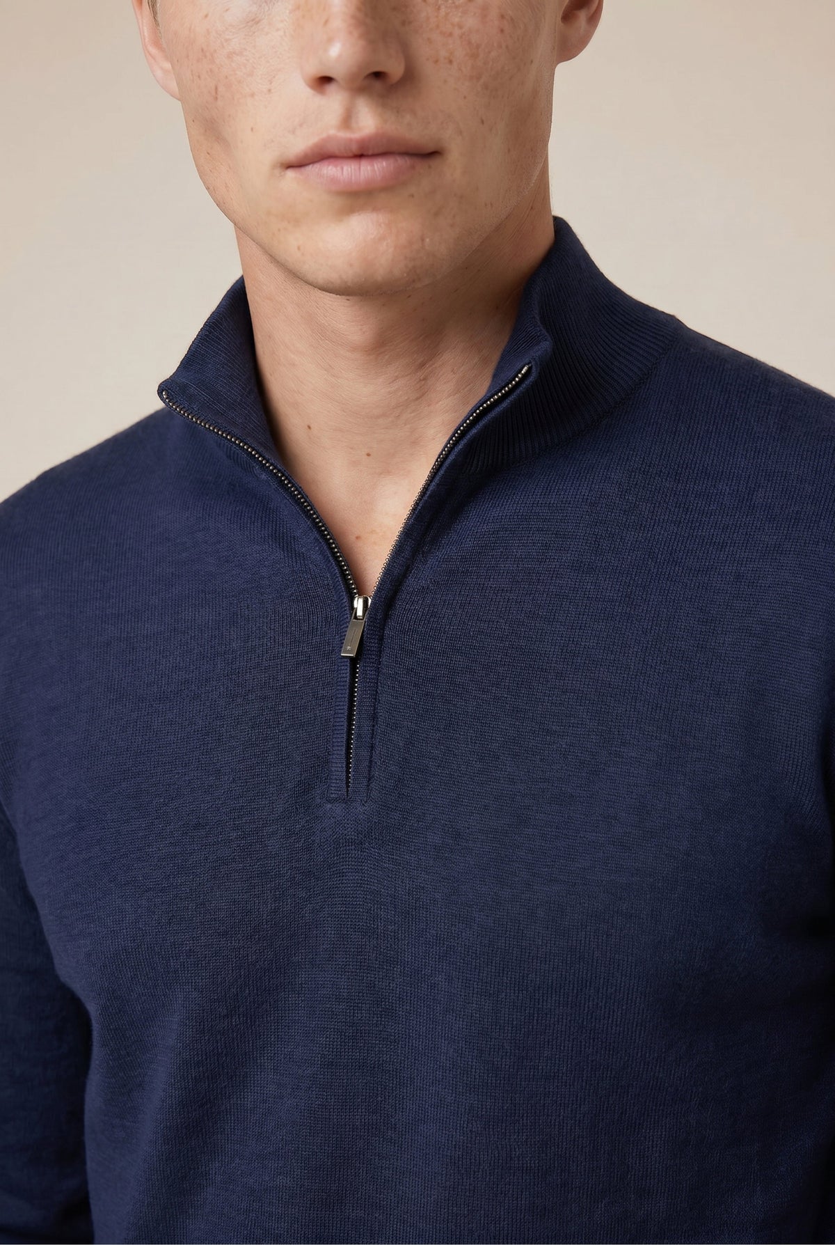 Quarter Zip Navy