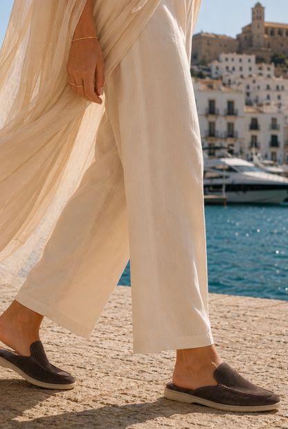 Connor Yatch Mule Woman - White