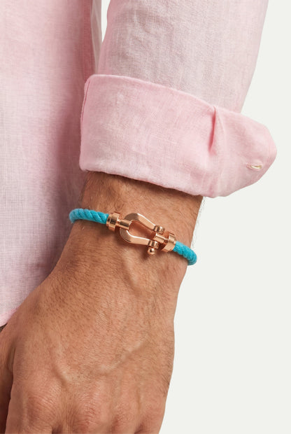 Ziamore Yacht Bracelet Blue/Rose Gold