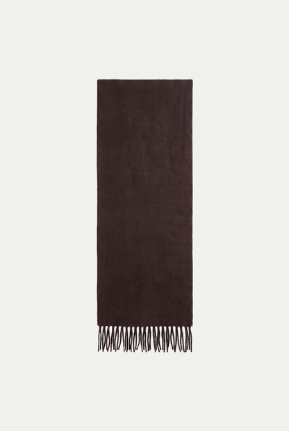 Cortina Cashmere Scarf Espresso