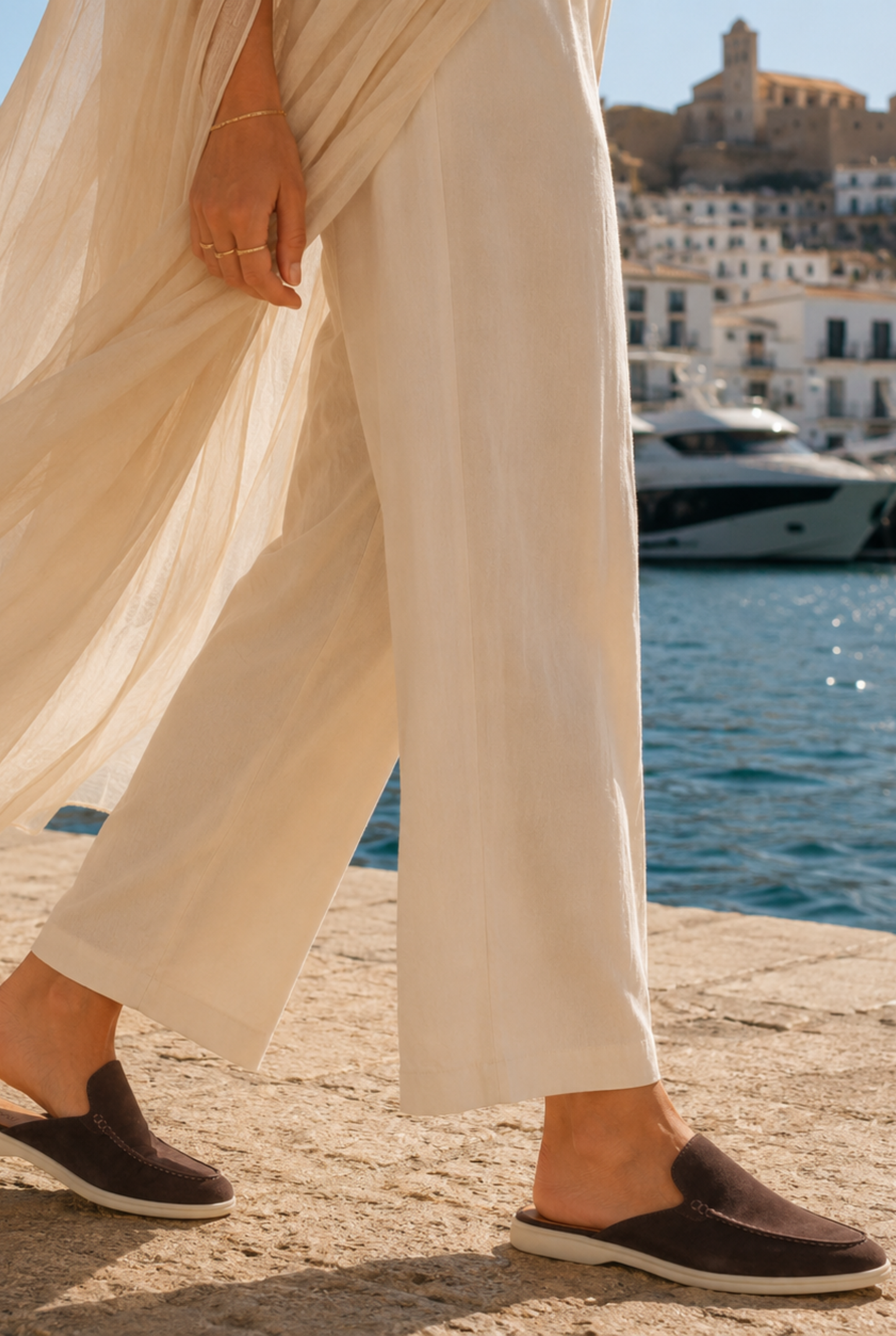 Connor Yatch Mule Woman - light blue