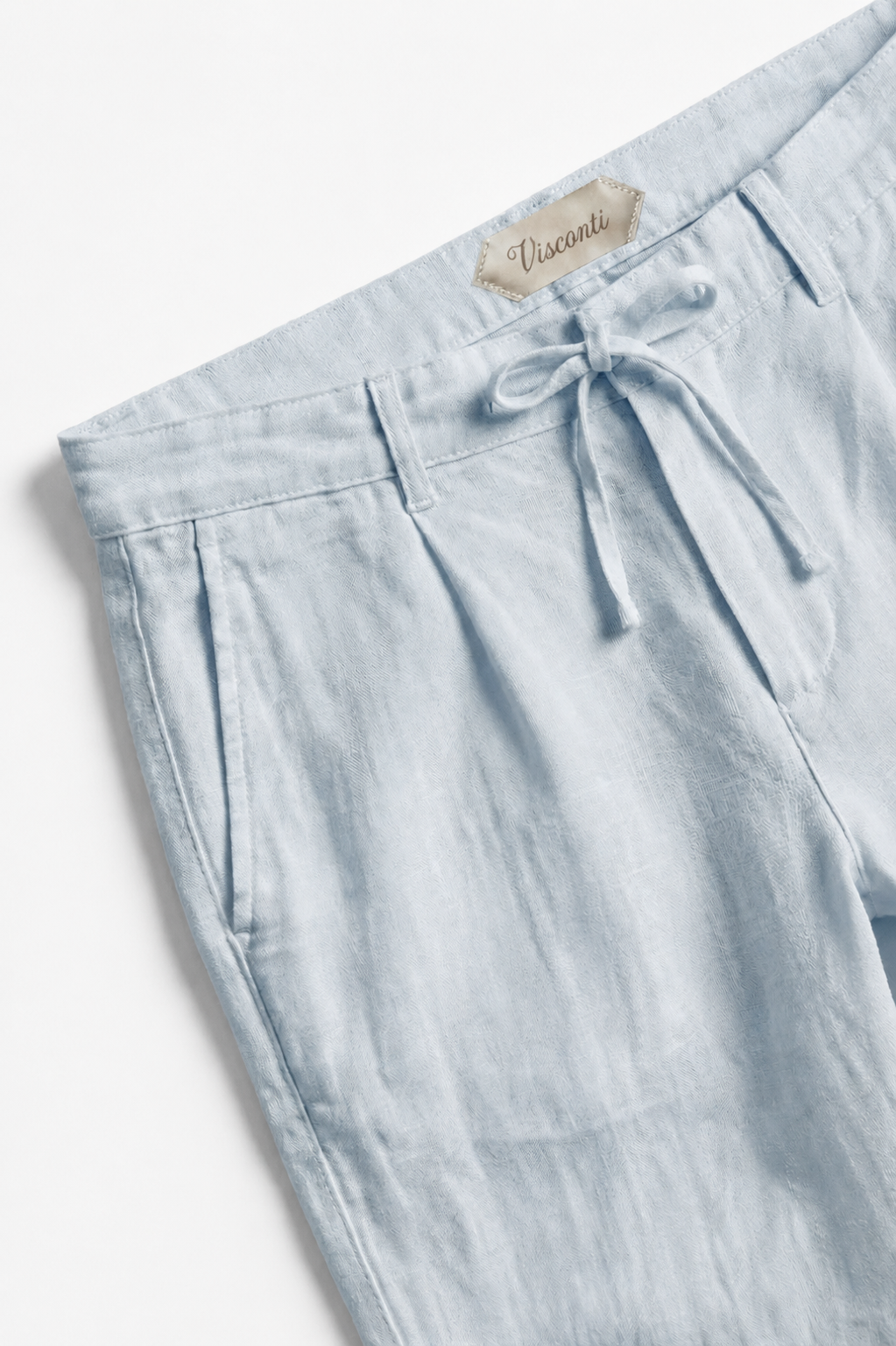 Visconti Linen Trousers - Bianco