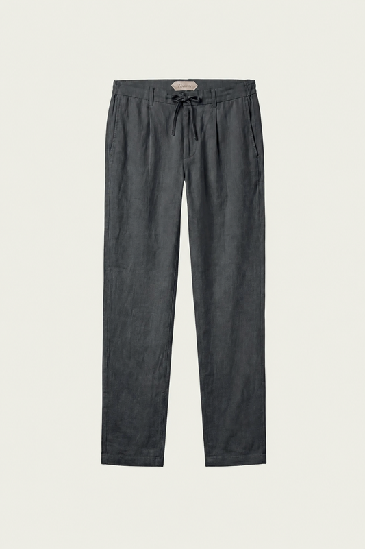 Pantaloni Lino Visconti - Nero