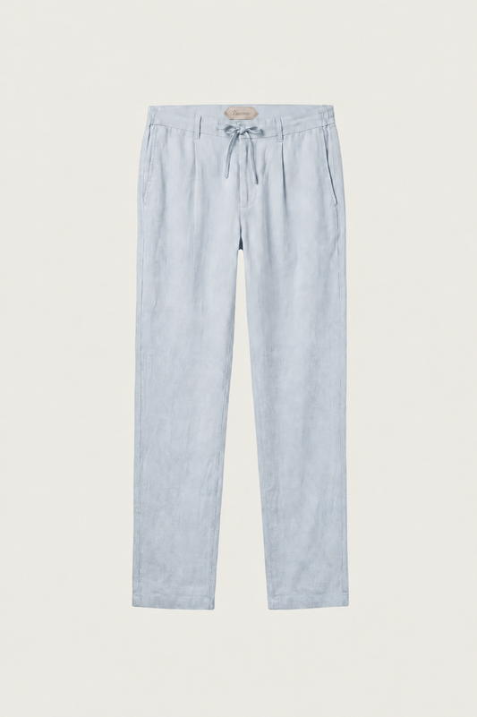 Pantaloni Lino Visconti - Blu