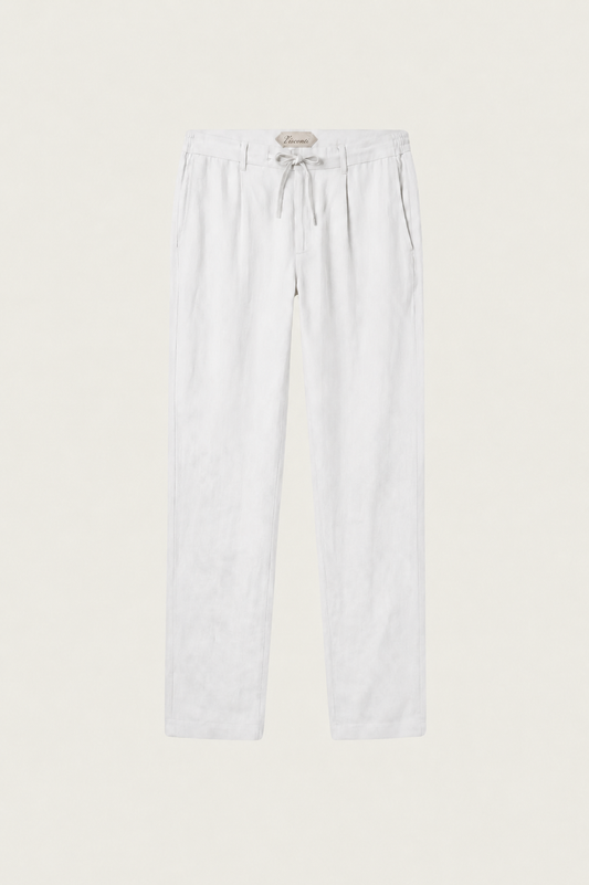 Pantaloni Lino Visconti - Bianco