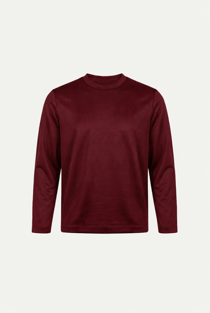 Portofino Long Sleeve Tee Burgundy