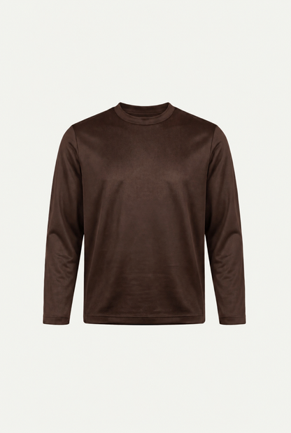 Portofino Long Sleeve Tee Brown