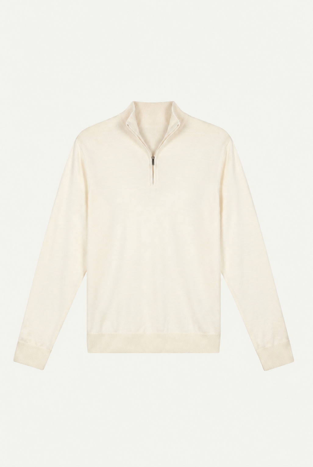 Quarter Zip Cream