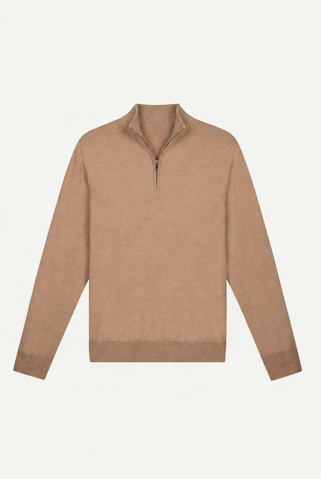 Quarter Zip Camel