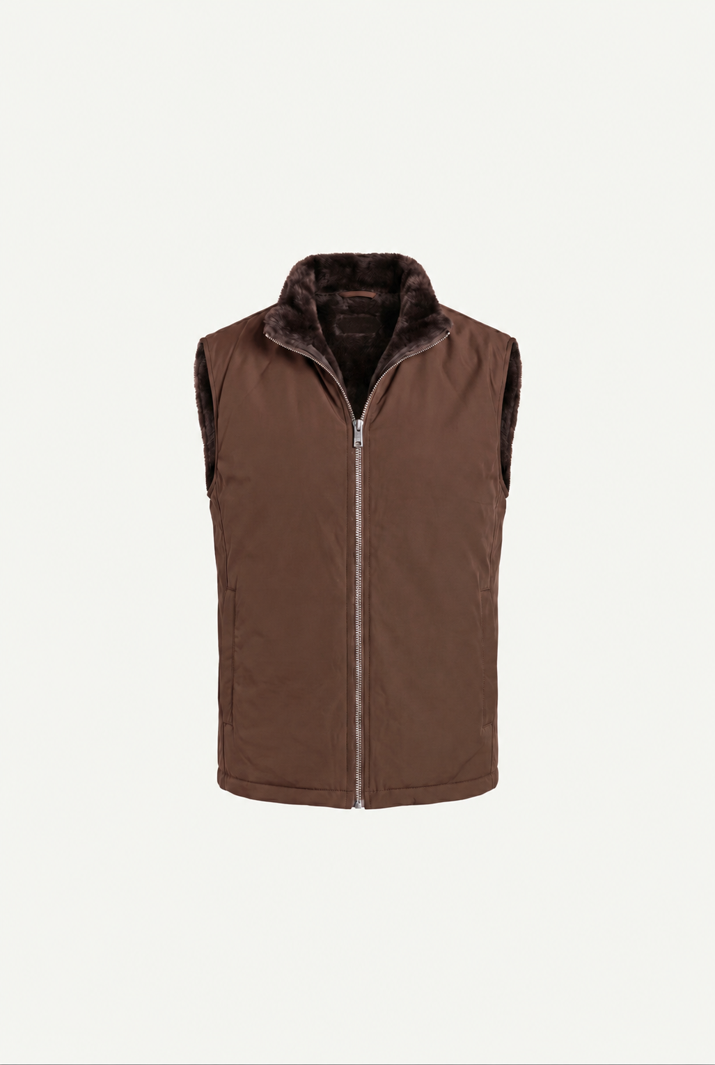 Ziamore Fur Bodywarmer Chocolate