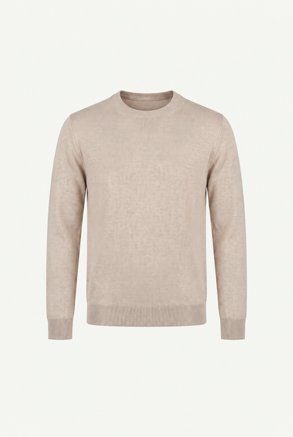 Knitted jumper Sand