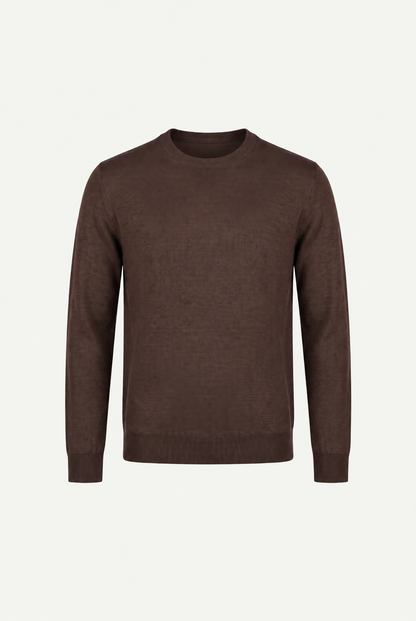 Knitted jumper Brown