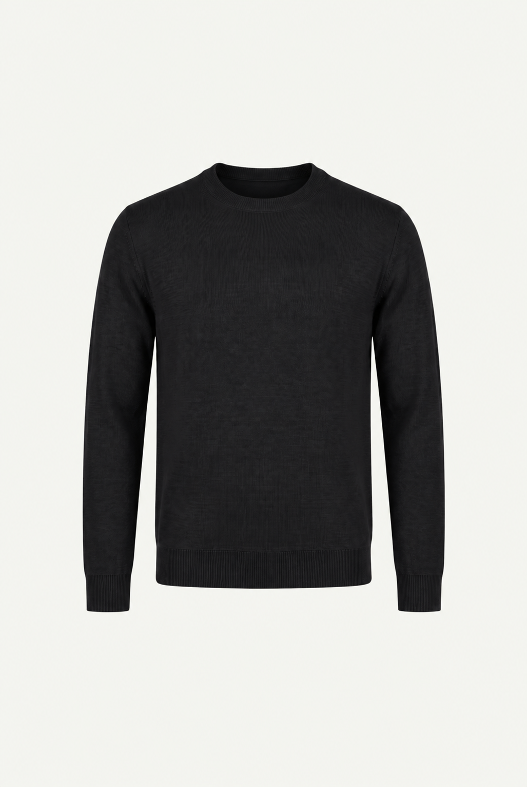 Knitted jumper Black