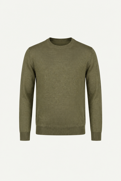 Knitted jumper Olive