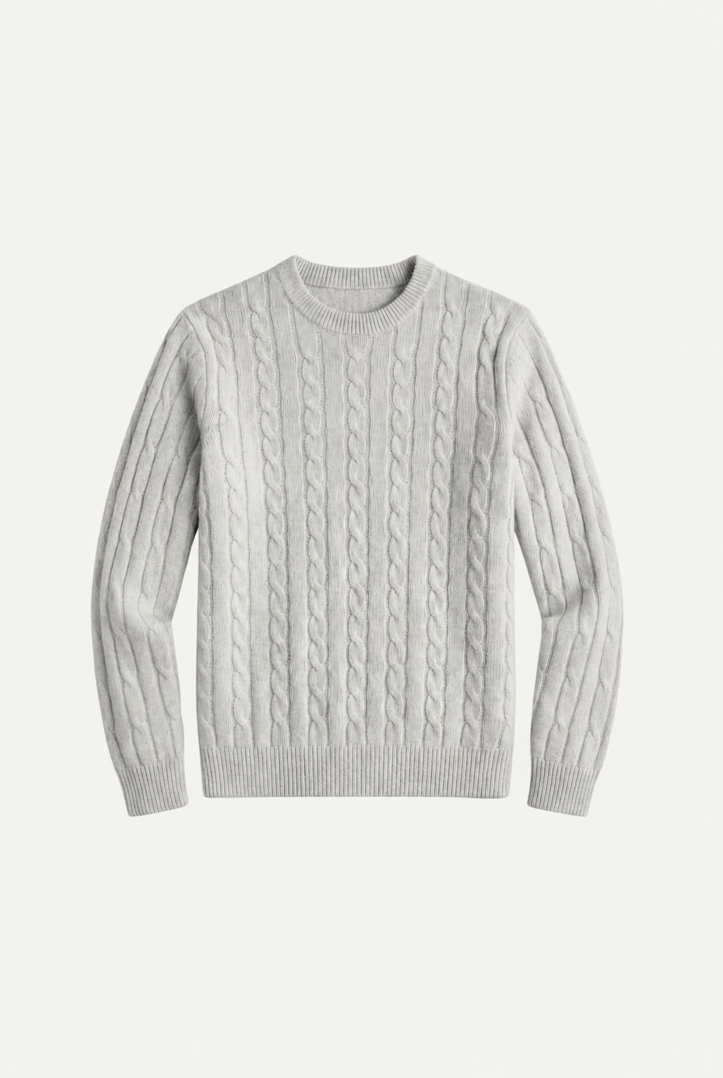 Cashmere Crewneck Light Grey