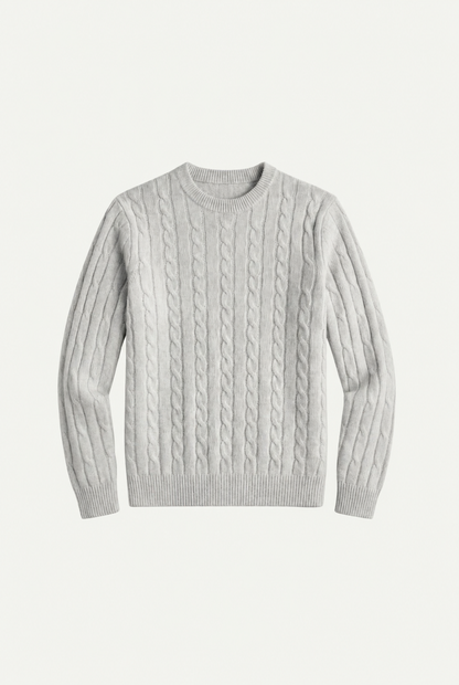 Cashmere Crewneck Light Grey